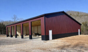 Maroon Garage - Ryno Buildings